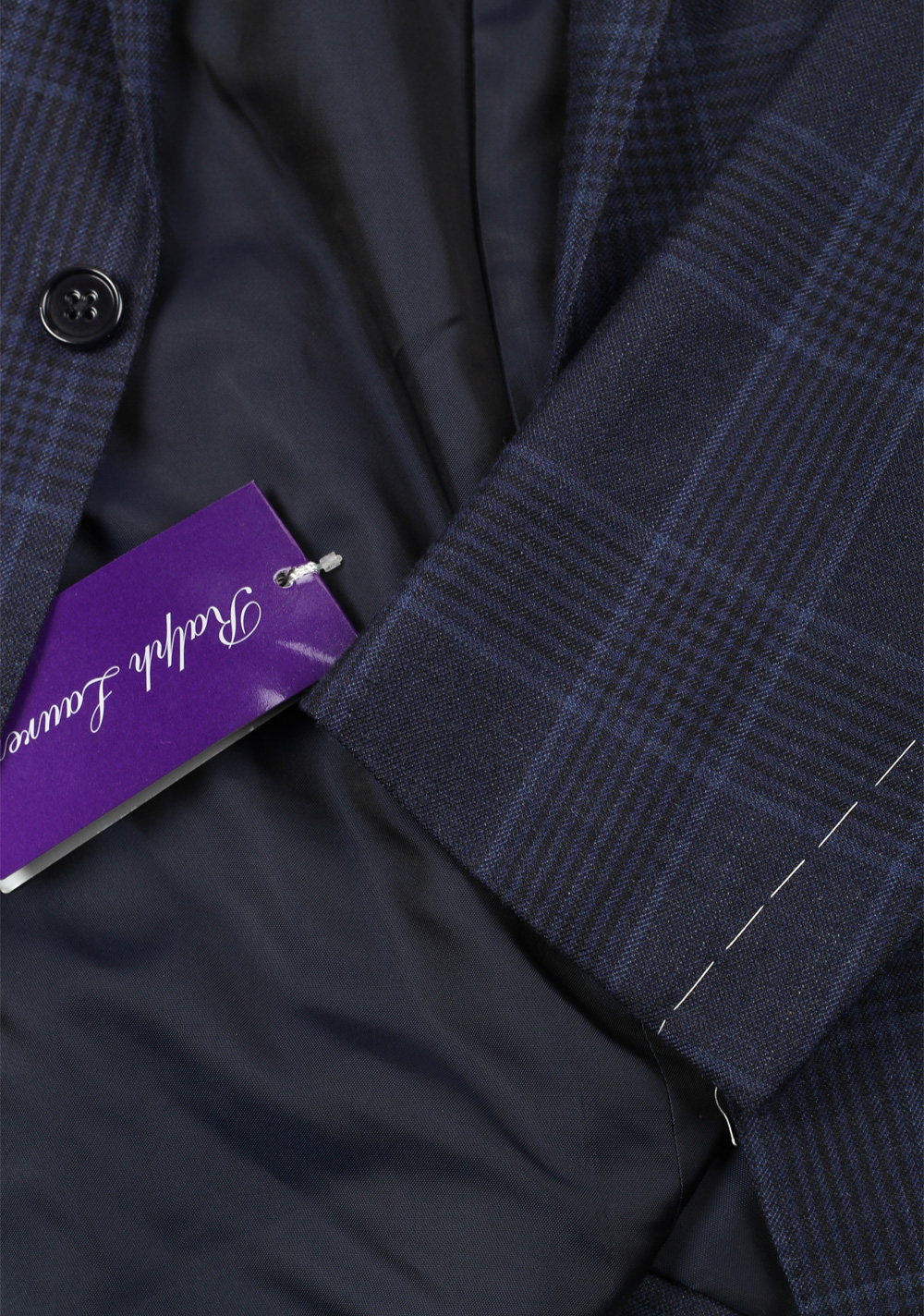 Ralph Lauren Purple Label Checked Blue Sport Coat Size 50 / 40R U.S. | Costume Limité