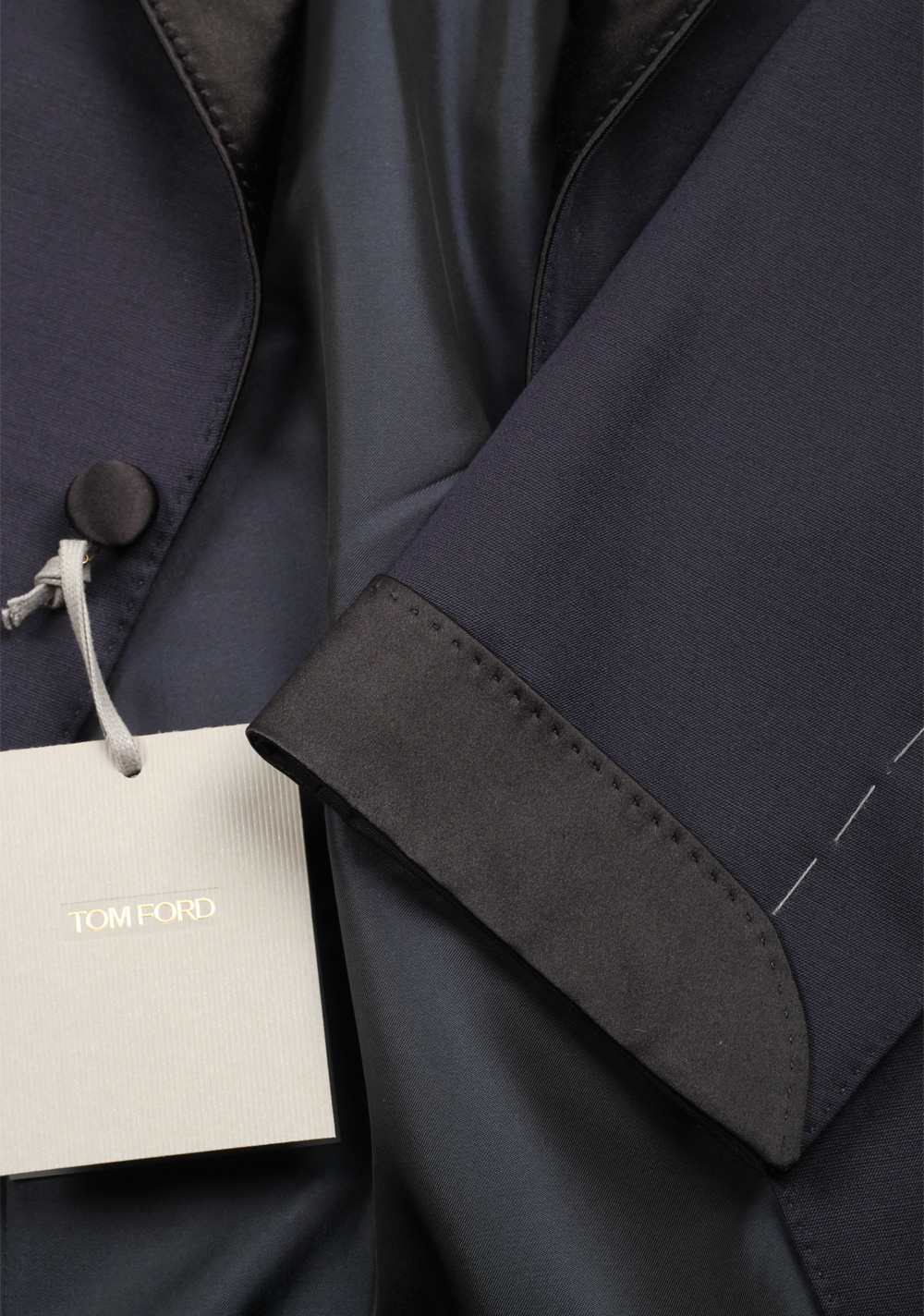 TOM FORD Atticus Midnight Blue Tuxedo Smoking Suit Size 52 / 42R U.S. | Costume Limité