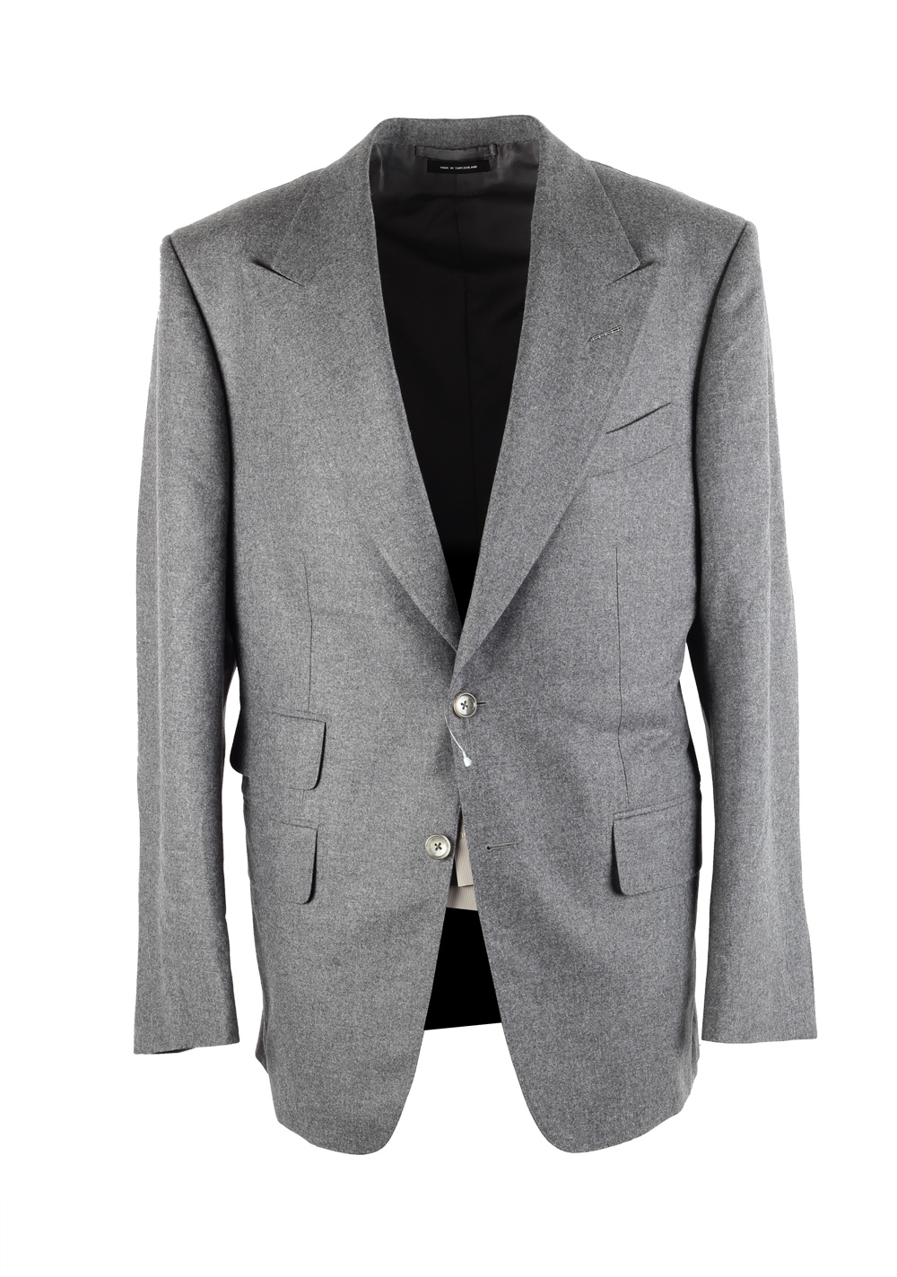 TOM FORD Windsor Solid Gray Suit Size 50 / 40R U.S. Wool Fit A | Costume Limité