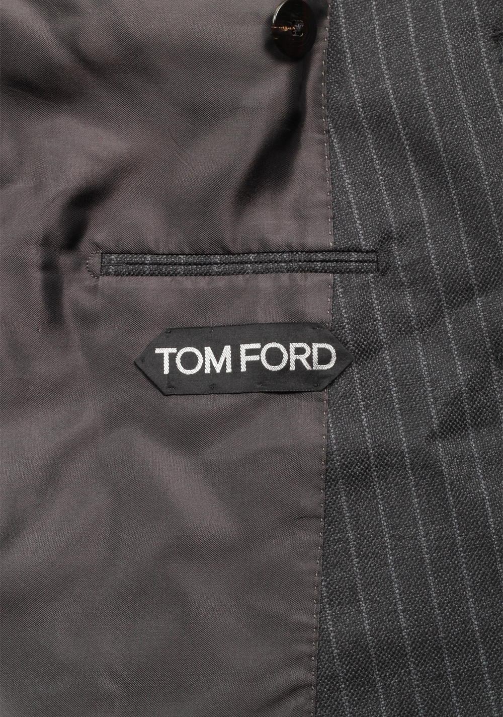 TOM FORD Shelton Gray Double Breasted Suit Size 50 / 40R U.S. | Costume Limité