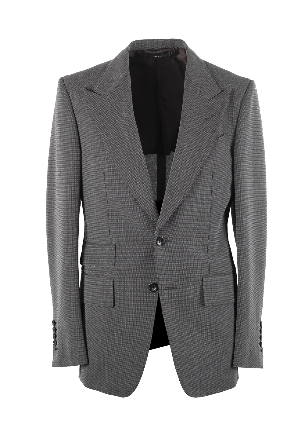TOM FORD Shelton Gray Suit Size 46 / 36R U.S. In Mohair Wool | Costume ...