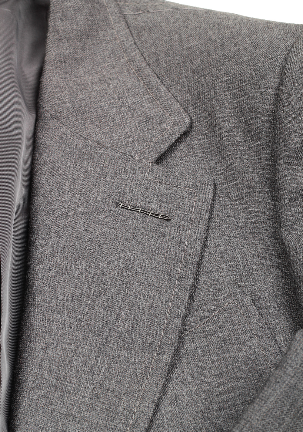 TOM FORD Shelton Gray Suit Size 46 / 36R U.S. In Wool | Costume Limité