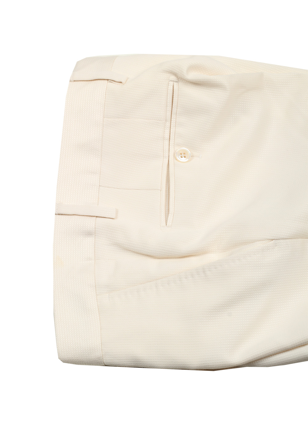 TOM FORD Buckley Off White Suit Size 48 / 38R U.S. Silk Cotton | Costume Limité