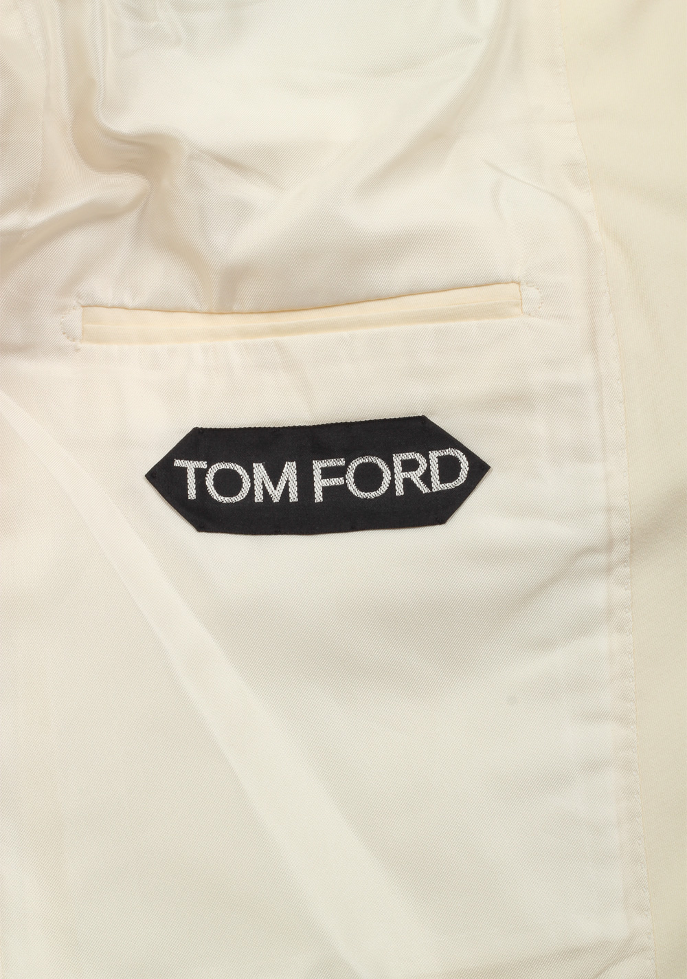 TOM FORD Windsor Off White Suit Size 50 / 40R U.S. Cotton Silk Fit A | Costume Limité