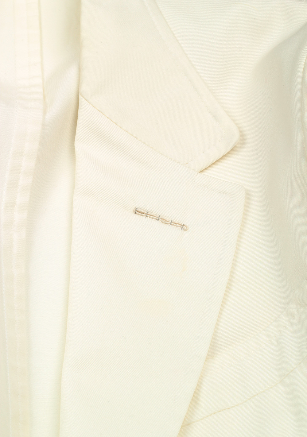 TOM FORD Shelton Off White Sport Coat Size 46 / 36R U.S. In Cotton | Costume Limité