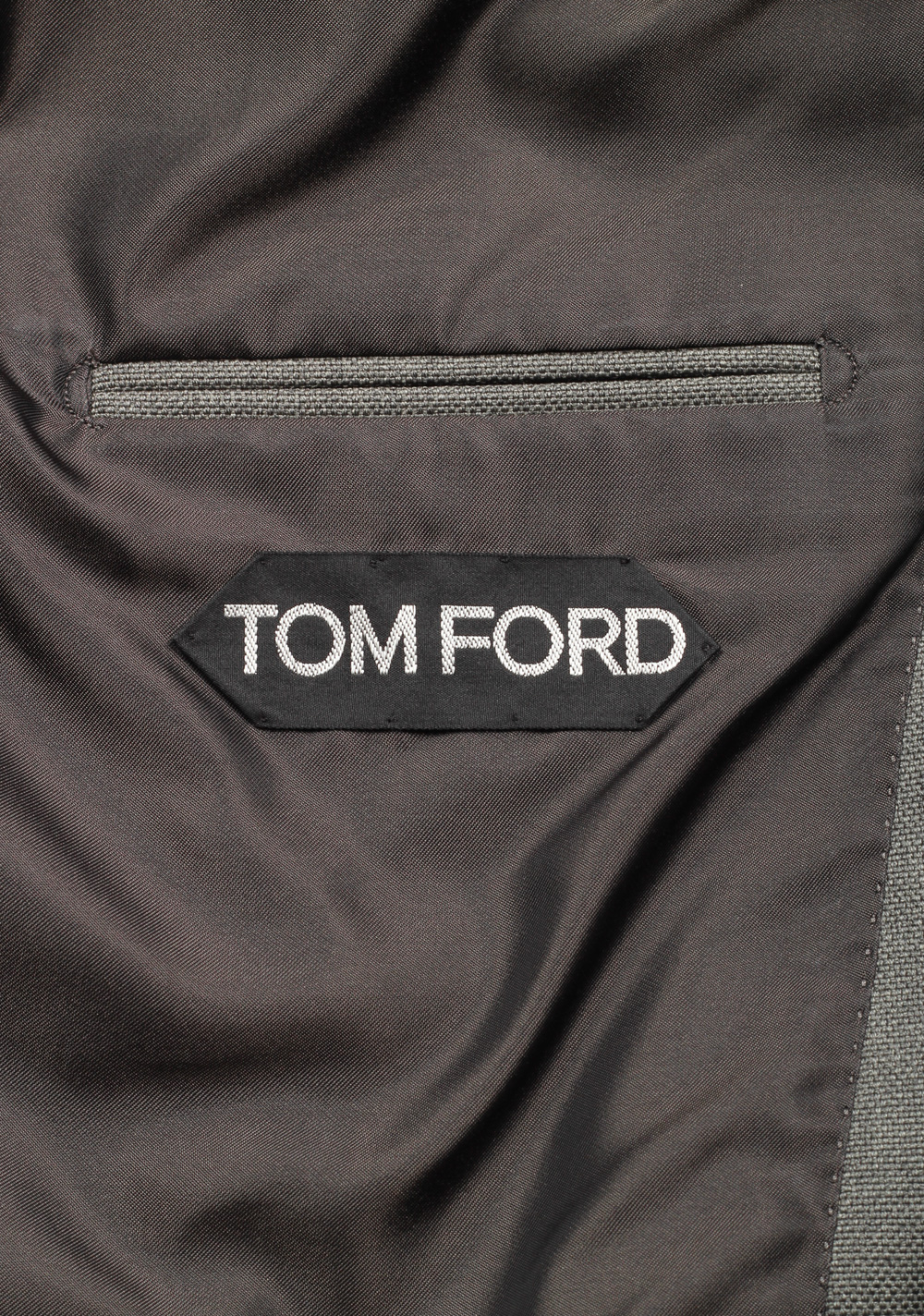 TOM FORD Shelton Double Breasted Gray Sport Coat Size 46 / 36R In Wool | Costume Limité
