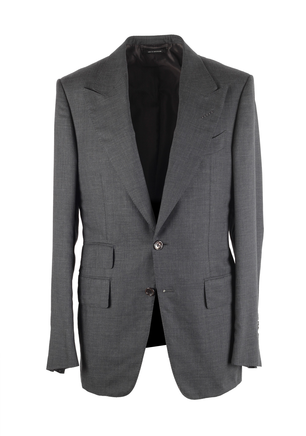 TOM FORD Shelton Gray Sport Coat Size 46 / 36R In Cashmere | Costume Limité