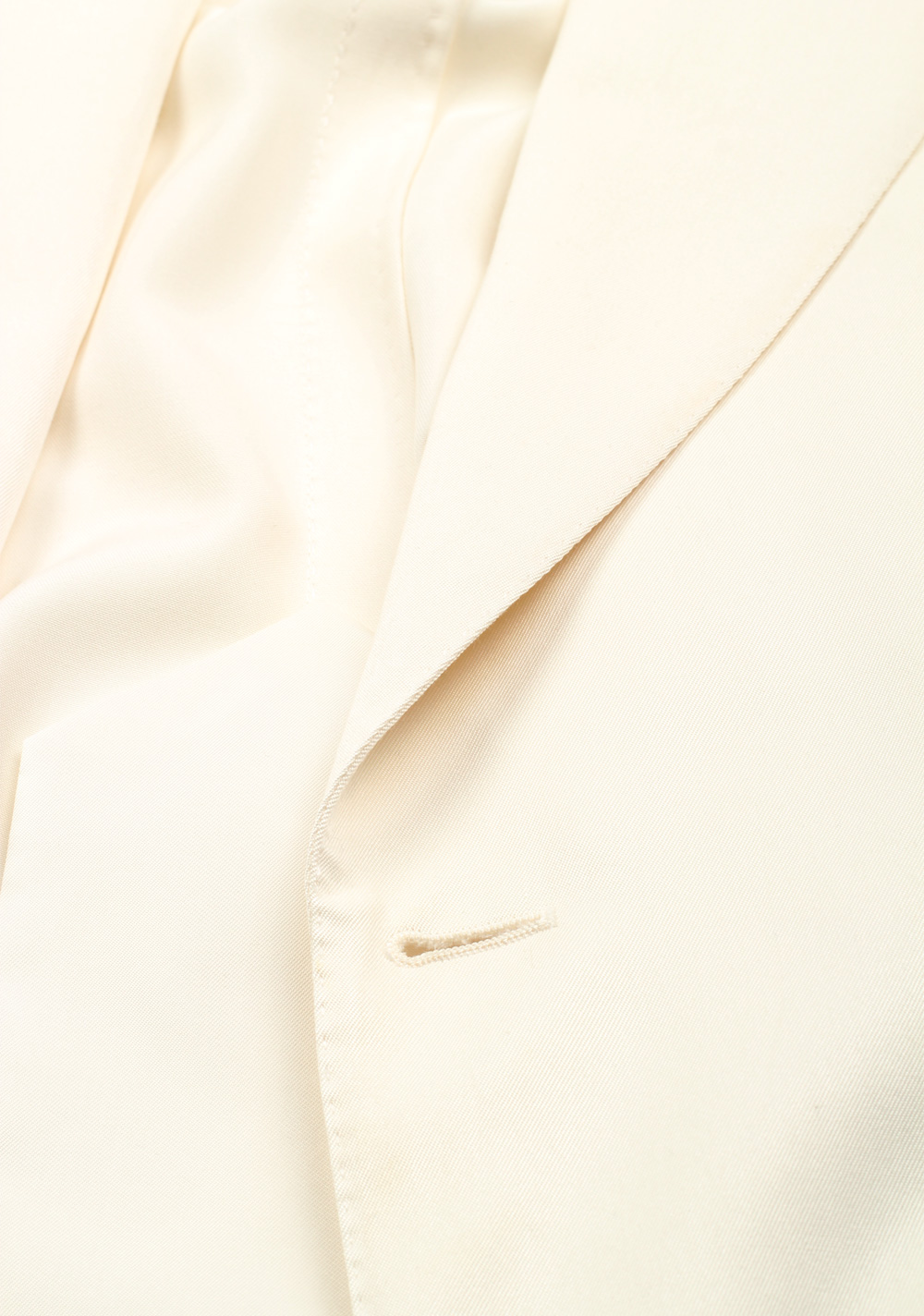 TOM FORD Shelton Off White Sport Coat Size 48 / 38R U.S. In Silk | Costume Limité