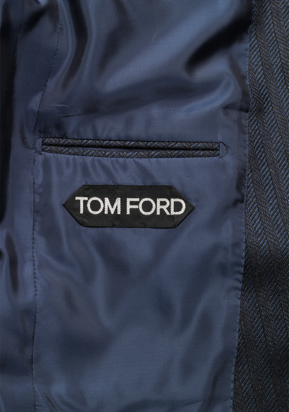 TOM FORD Buckley Blue Sport Coat Size 48 / 38R U.S. Base E | Costume Limité