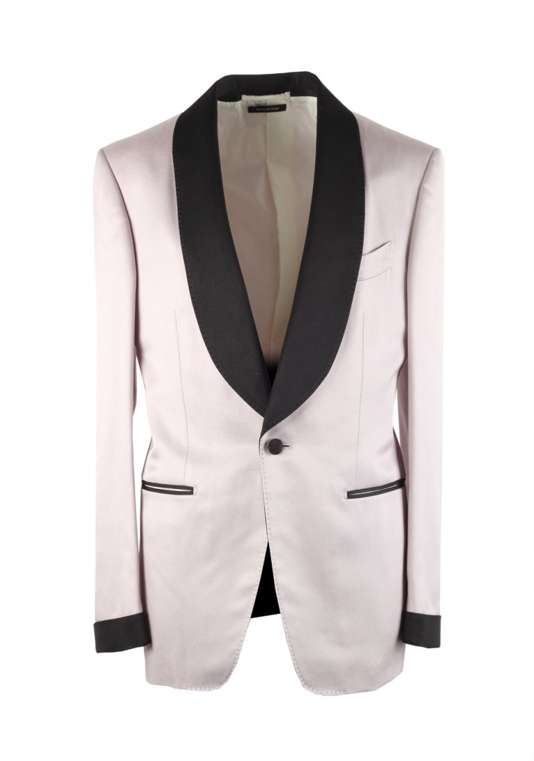 TOM FORD Shelton Lilac Tuxedo Dinner Jacket Size 46 / 36R U.S. - thumbnail | Costume Limité