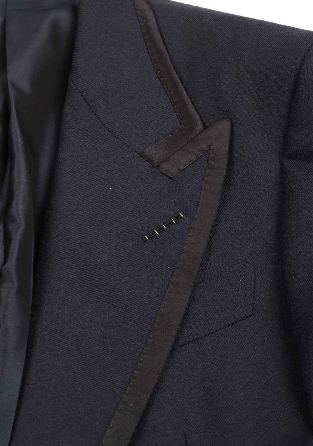 TOM FORD Shelton Blue Tuxedo Dinner Jacket Size 46 / 36R U.S. | Costume Limité
