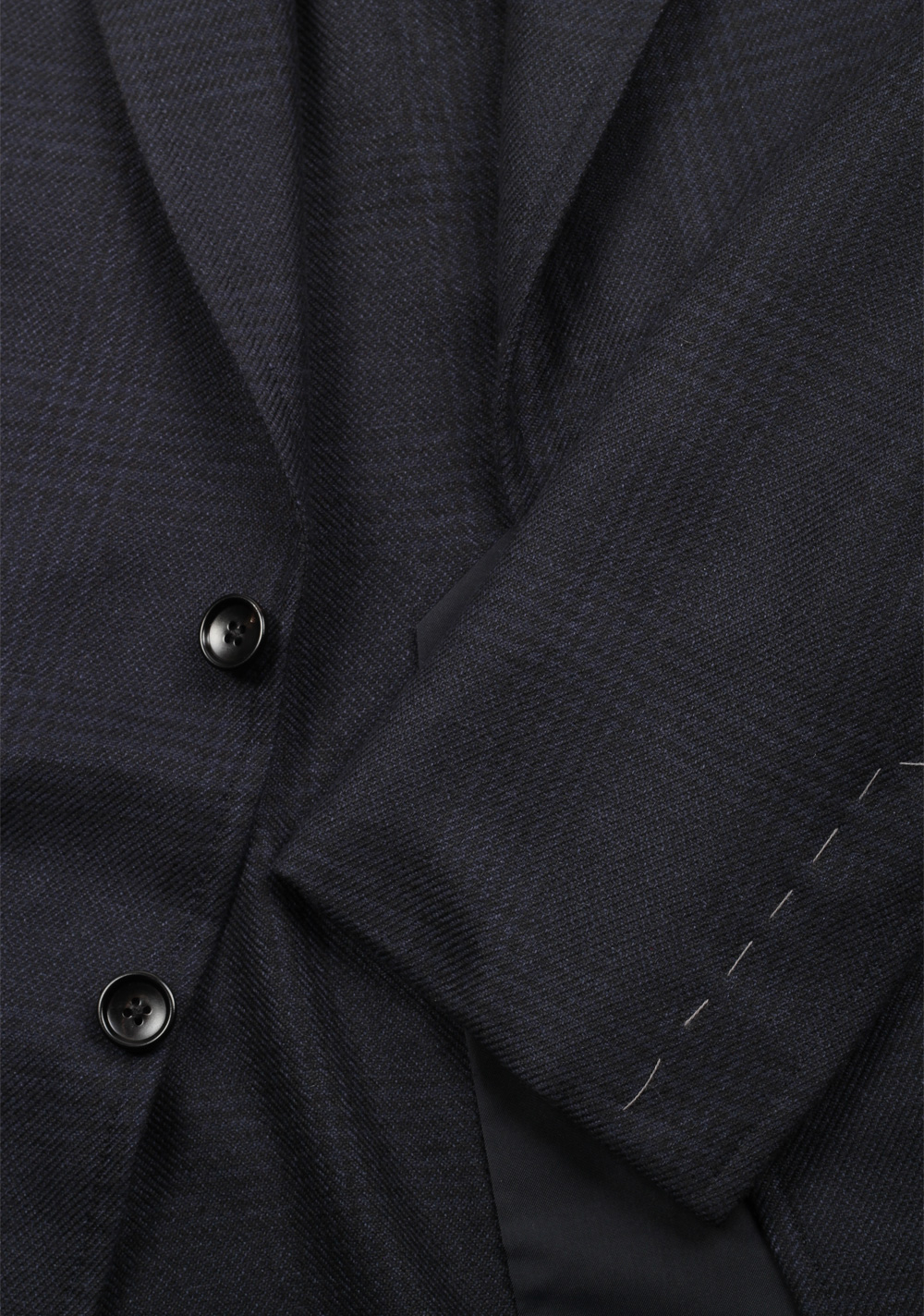 TOM FORD Shelton Blue Checked Sport Coat Size 48L / 38L U.S. Silk Cashmere | Costume Limité