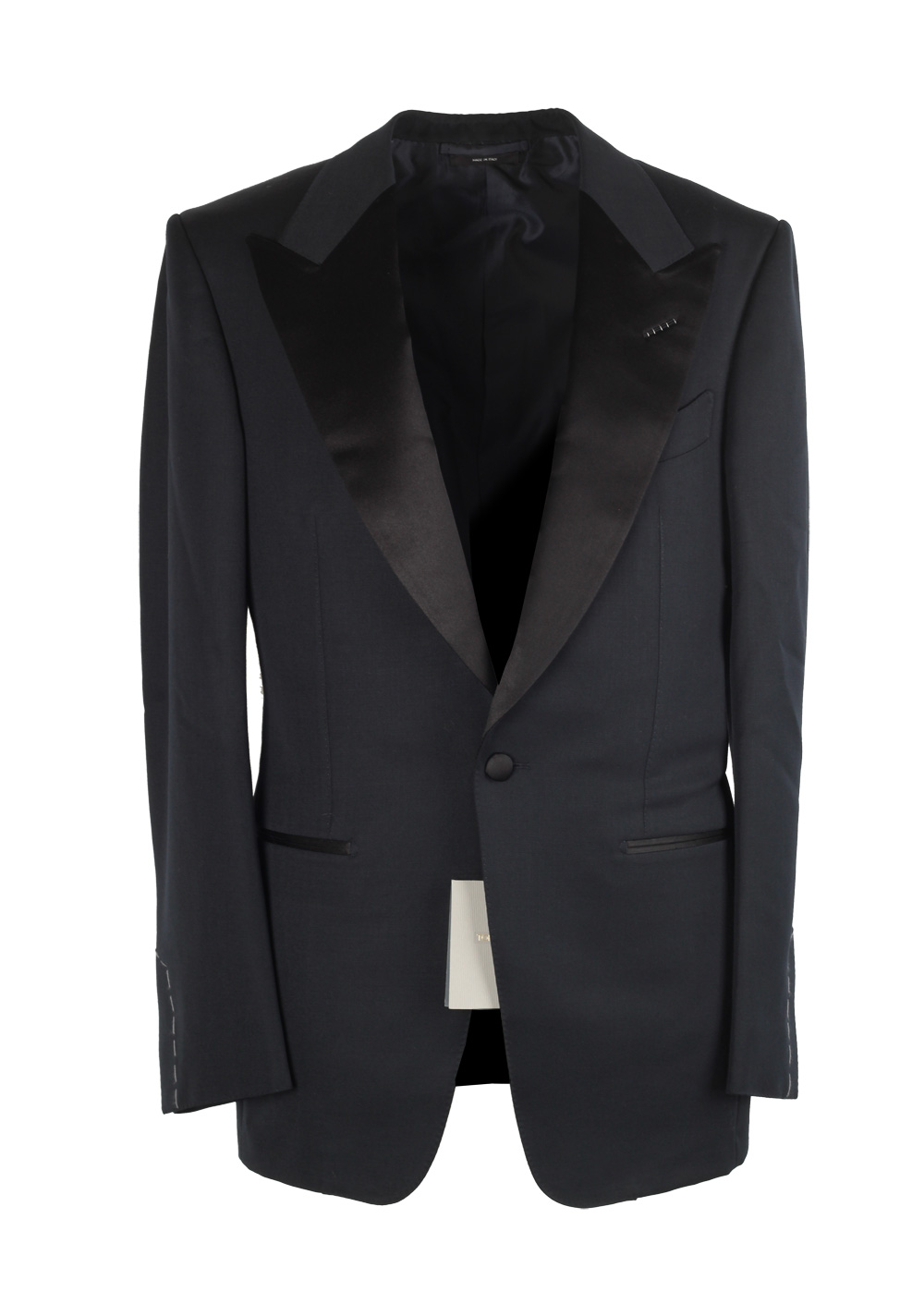 TOM FORD Windsor Black Tuxedo Suit Smoking Size 48 / 38R U.S. Fit A ...