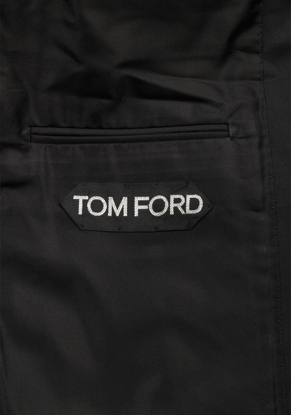 TOM FORD Windsor Black 3 Piece Suit Size 52 / 42R U.S. Wool | Costume ...