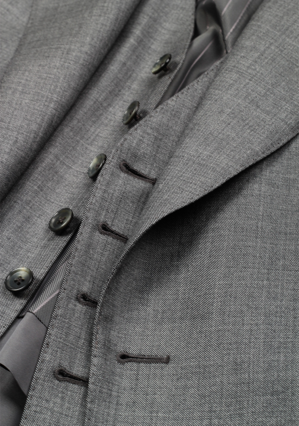 TOM FORD Windsor Signature Solid Gray 3 Piece Suit | Costume Limité