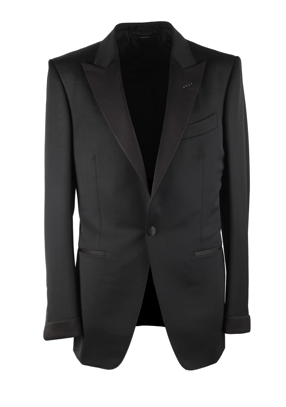TOM FORD O’Connor Black Tuxedo Suit Smoking Size 48 / 38R U.S. Fit Y ...
