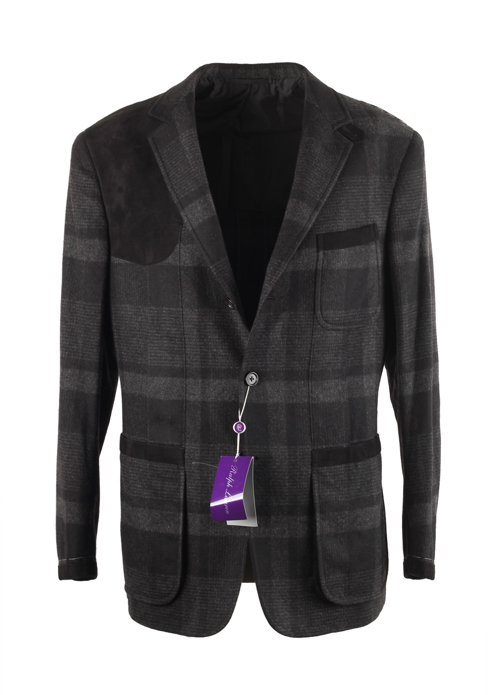 Ralph Lauren Purple Label Hunting Gray Black Sport Coat Size 50 / 40R U.S. | Costume Limité