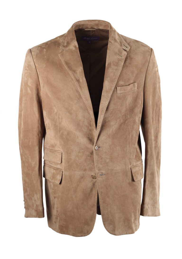 Ralph Lauren Purple Label Beige Suede Sport Coat - thumbnail | Costume Limité