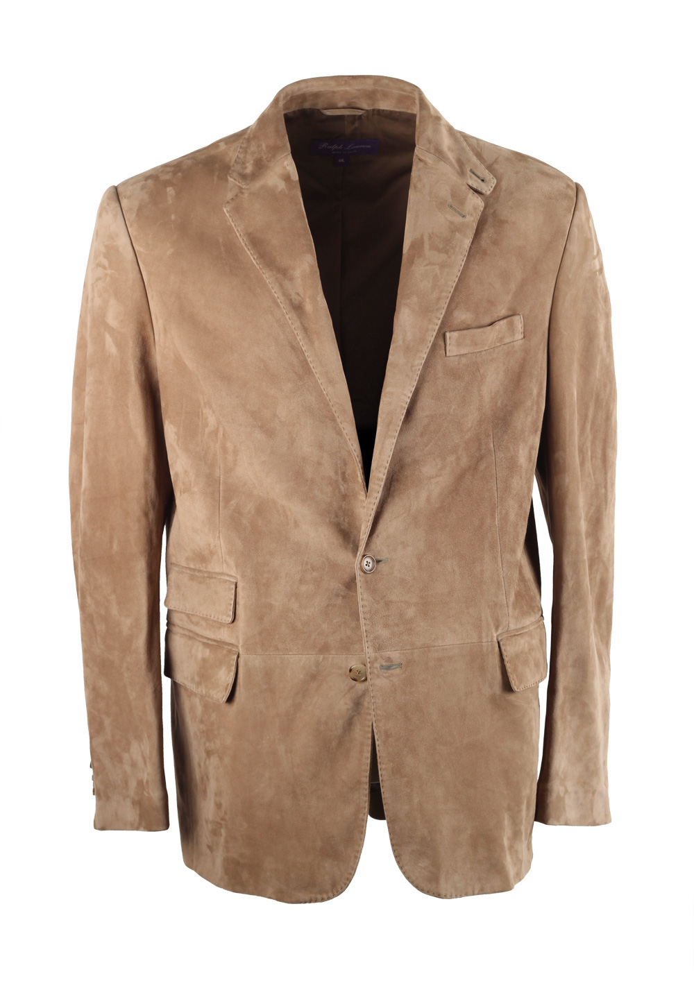 Ralph Lauren Purple Label Beige Suede Sport Coat | Costume Limité