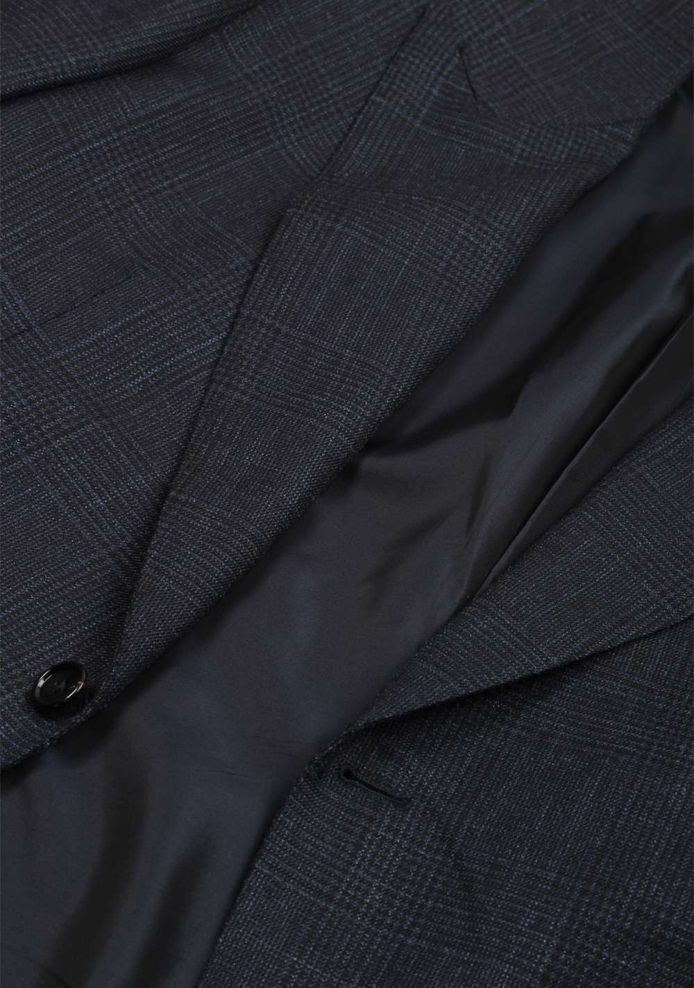 TOM FORD Shelton Blue Gray Checked Suit Size 46 / 36R U.S. | Costume Limité