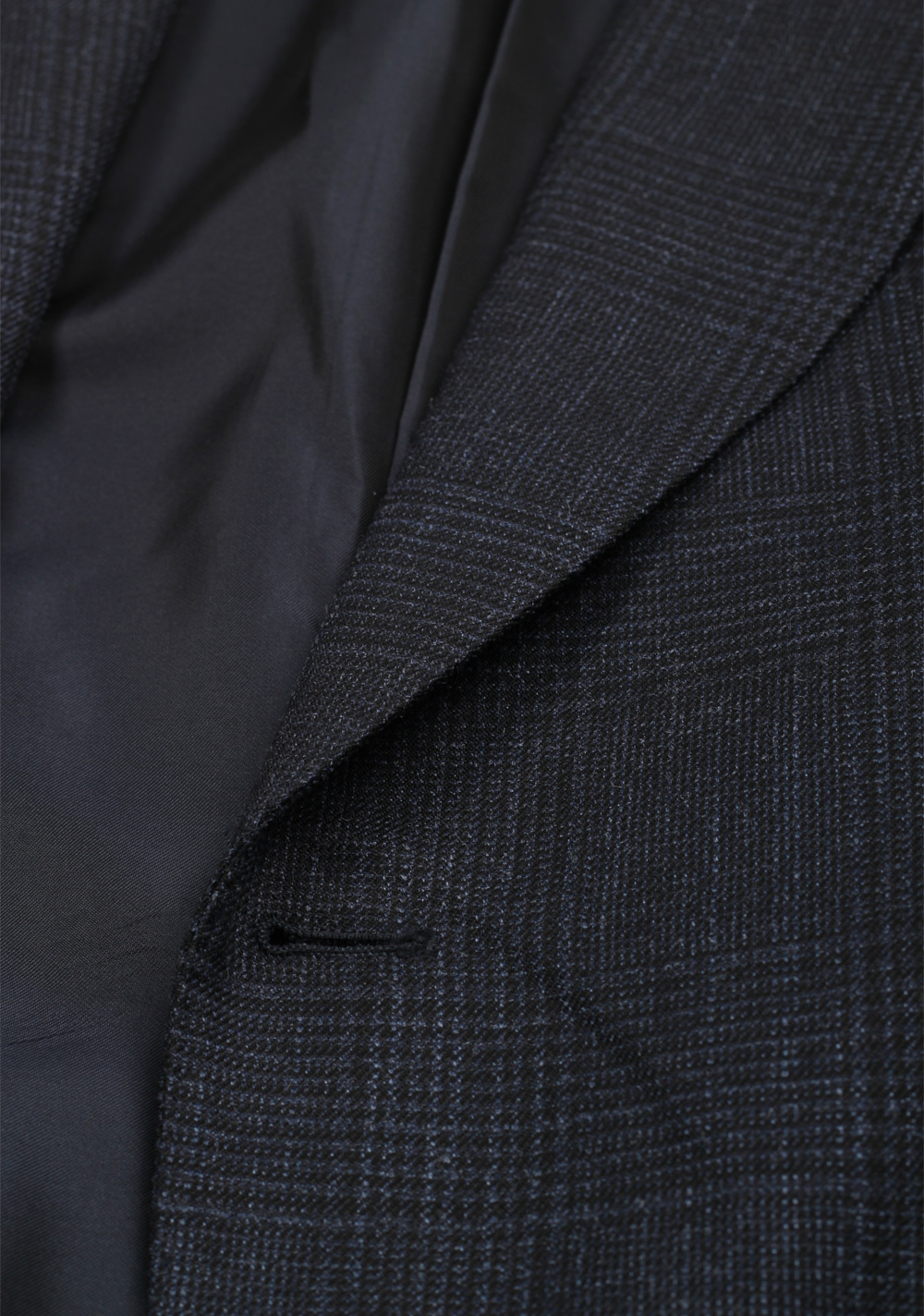 TOM FORD Shelton Blue Gray Checked Suit Size 46 / 36R U.S. | Costume Limité