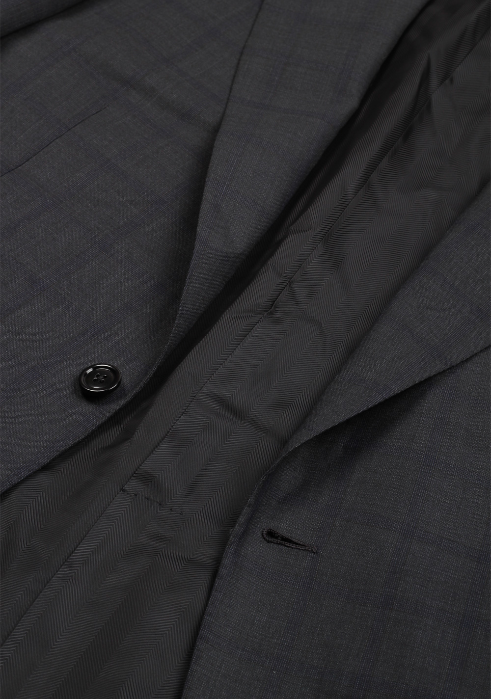 Ermenegildo Zegna Premium Couture Gray Checked Suit | Costume Limité