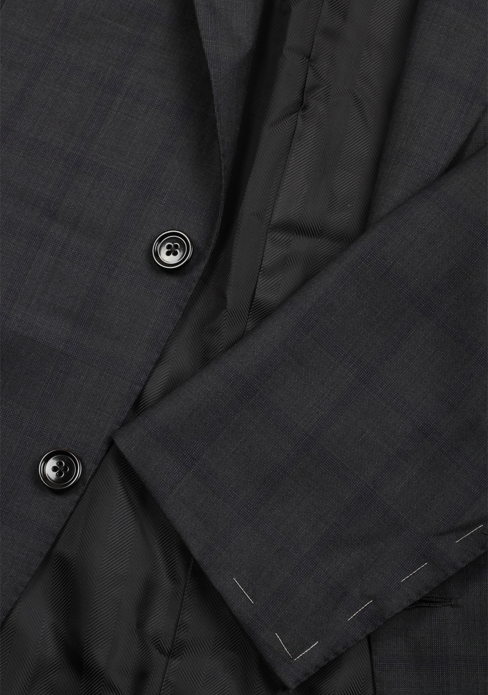 Ermenegildo Zegna Premium Couture Gray Checked Suit | Costume Limité