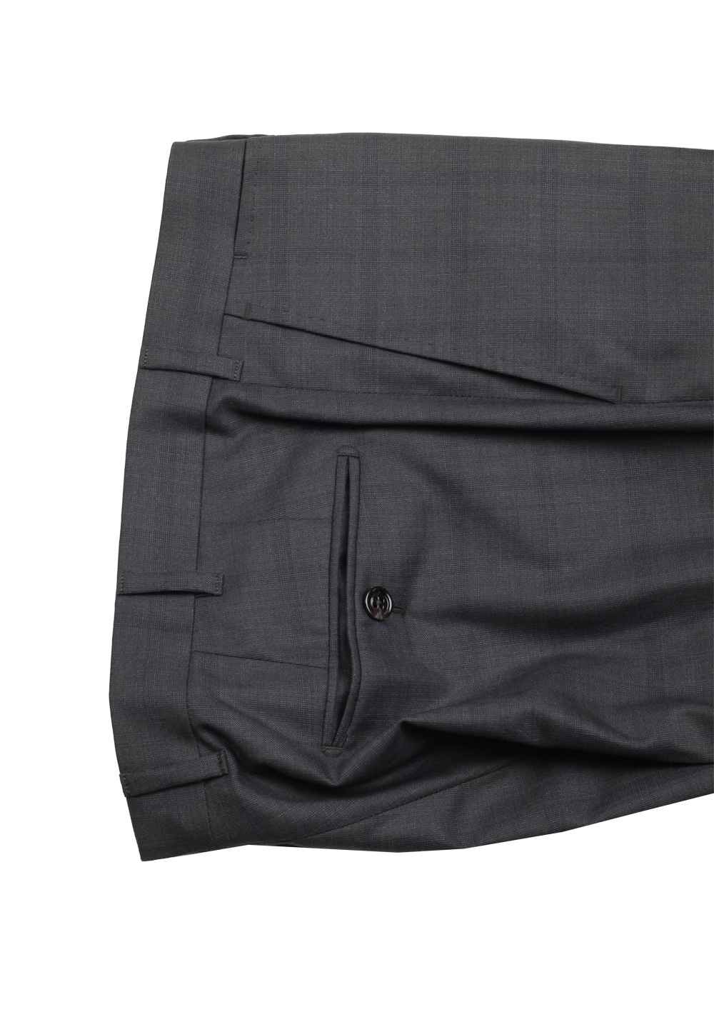 Ermenegildo Zegna Premium Couture Gray Checked Suit | Costume Limité