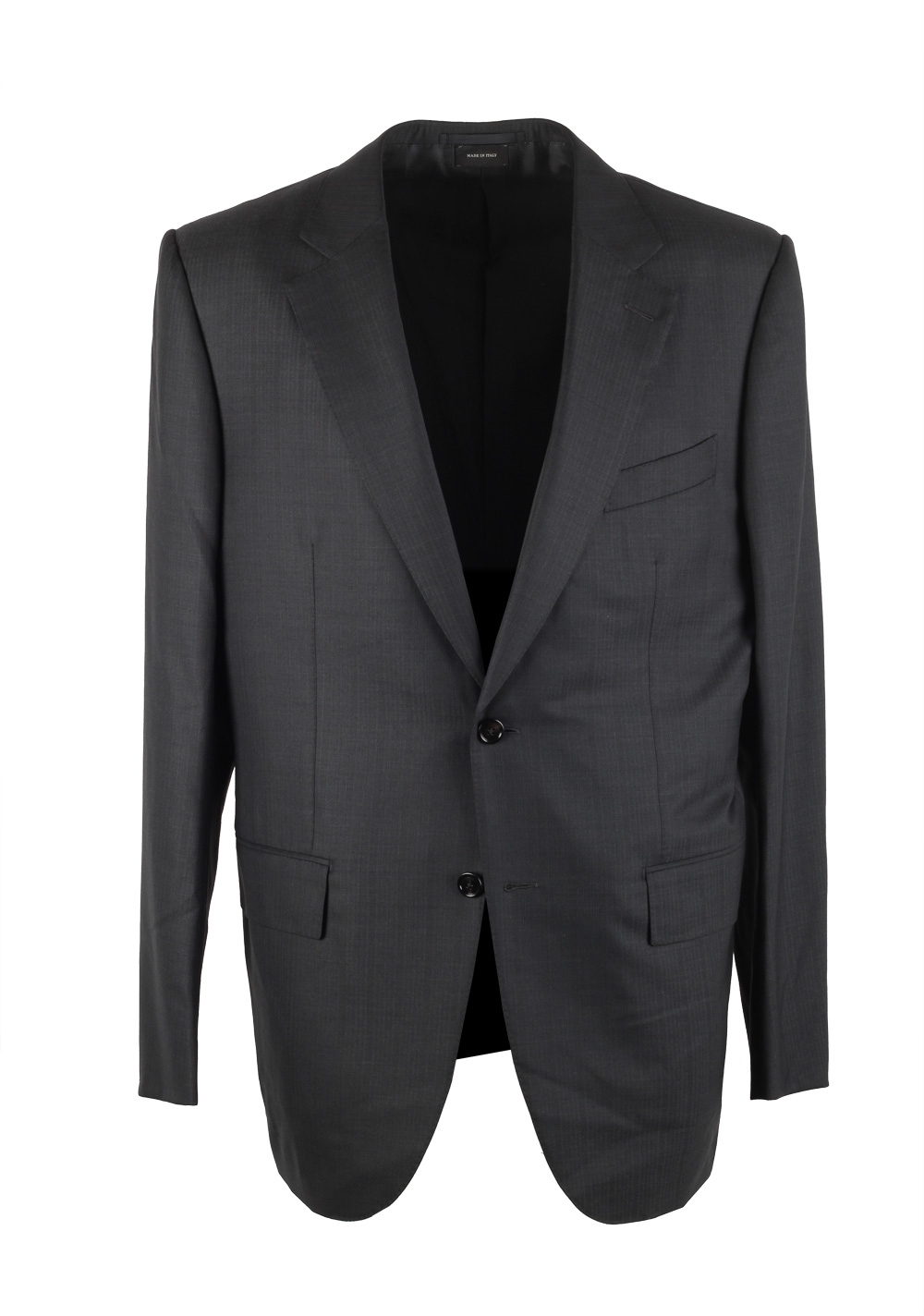 Ermenegildo Zegna Premium Couture Gray Striped Suit Size 54 / 44R U.S ...