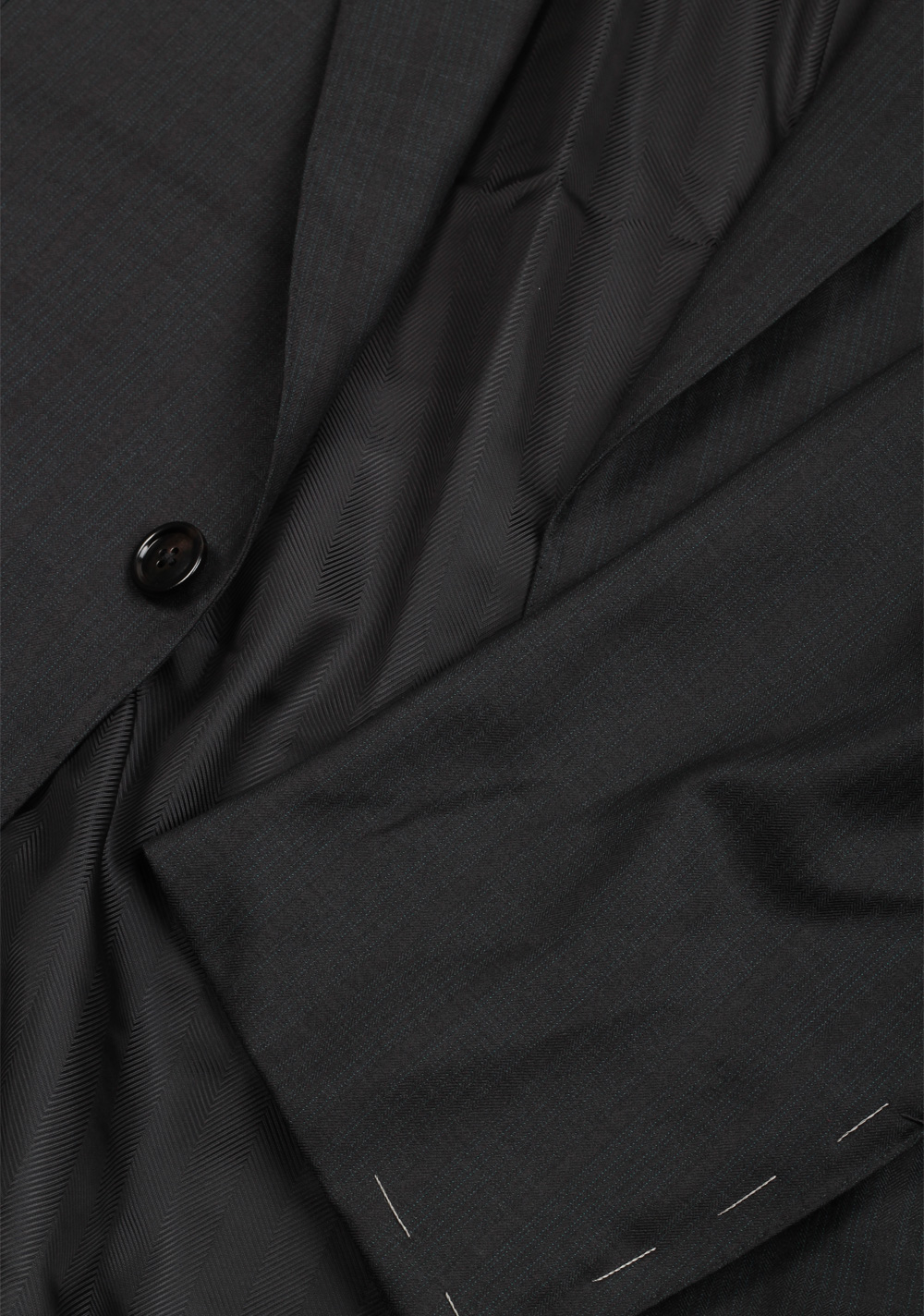 Ermenegildo Zegna Premium Couture Gray Striped Suit Size 54 / 44R U.S. | Costume Limité