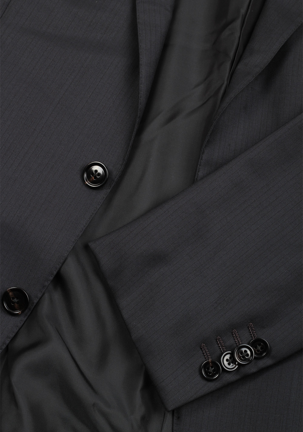 Ermenegildo Zegna Mila Gray 15 Milmil 15 Striped Suit Size 48 / 38R U.S. | Costume Limité