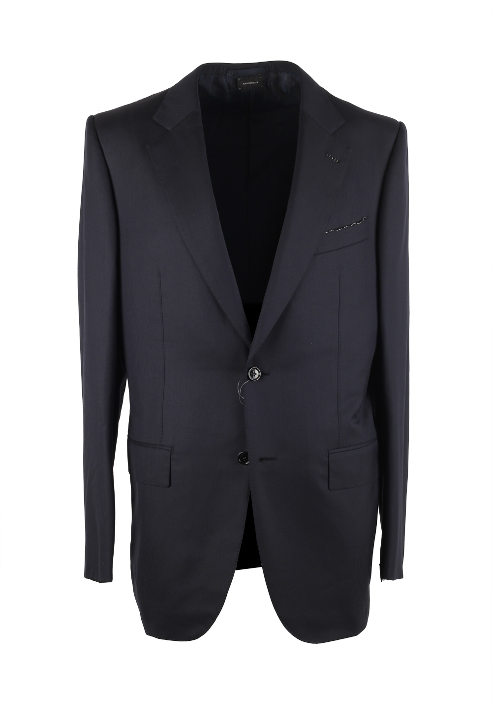 Ermenegildo Zegna Premium Couture Blue Suit Size 52L 42L U.S. Costume Limite