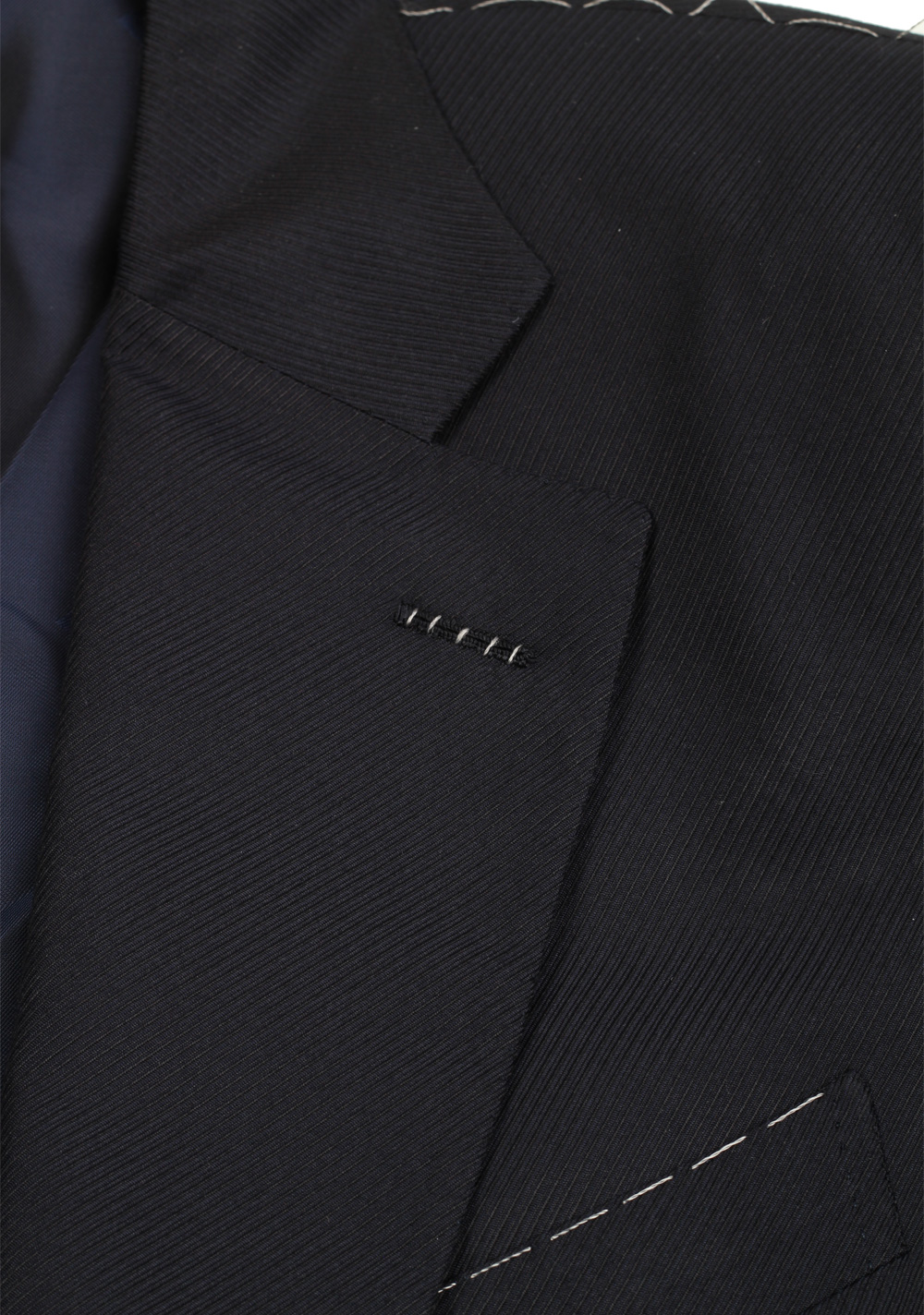 Ermenegildo Zegna Premium Couture Black Sport Coat Size 52 / 42R U.S. In Silk | Costume Limité