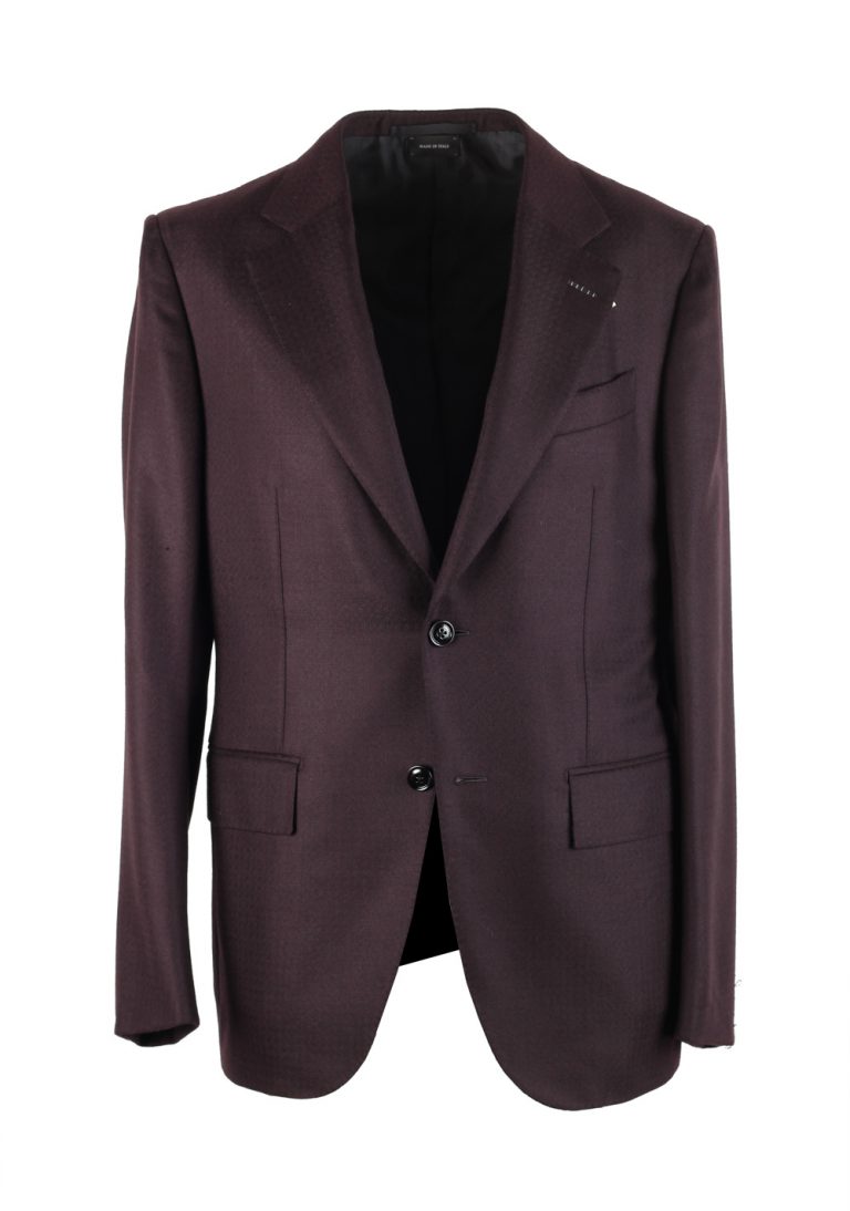 Ermenegildo Zegna Premium Couture Aubergine Sport Coat In Cashmere - thumbnail | Costume Limité