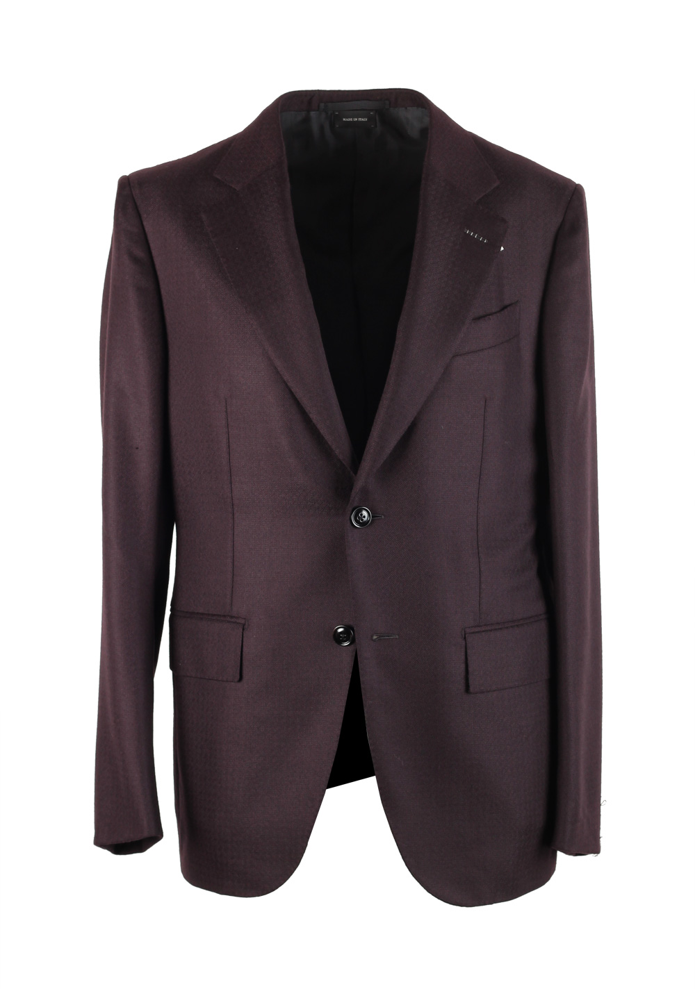 Ermenegildo Zegna Premium Couture Aubergine Sport Coat In Cashmere | Costume Limité
