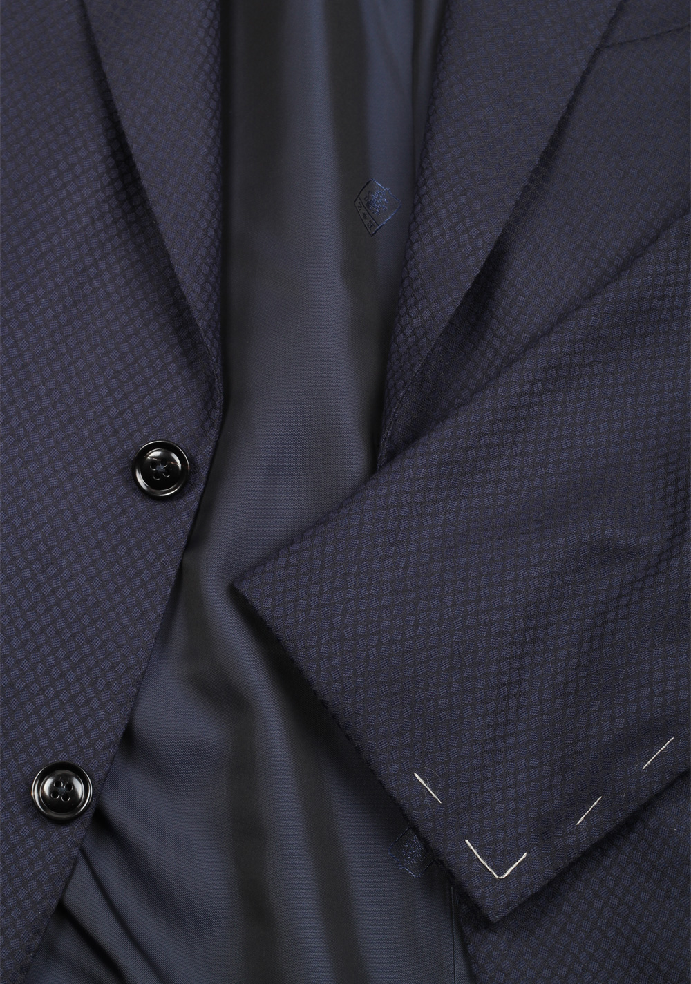 Ermenegildo Zegna Premium Couture Blue Sport Coat | Costume Limité