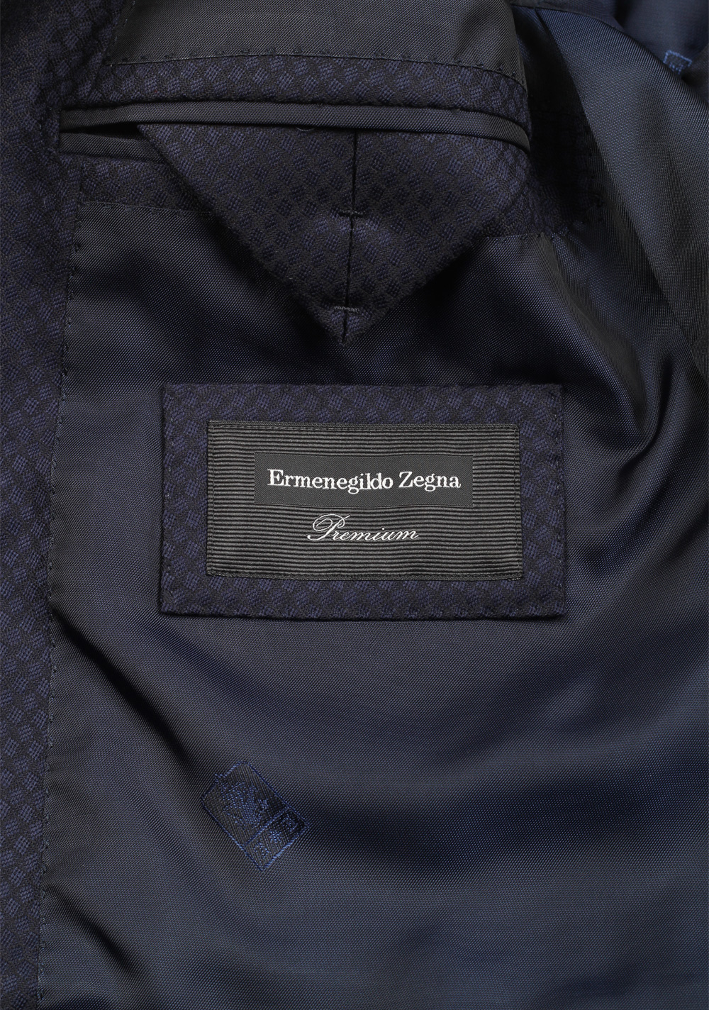 Ermenegildo Zegna Premium Couture Blue Sport Coat | Costume Limité