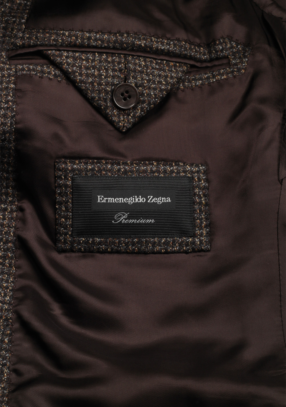 Ermenegildo Zegna Premium Couture Brown Sport Coat Size 50 / 40R U.S. | Costume Limité