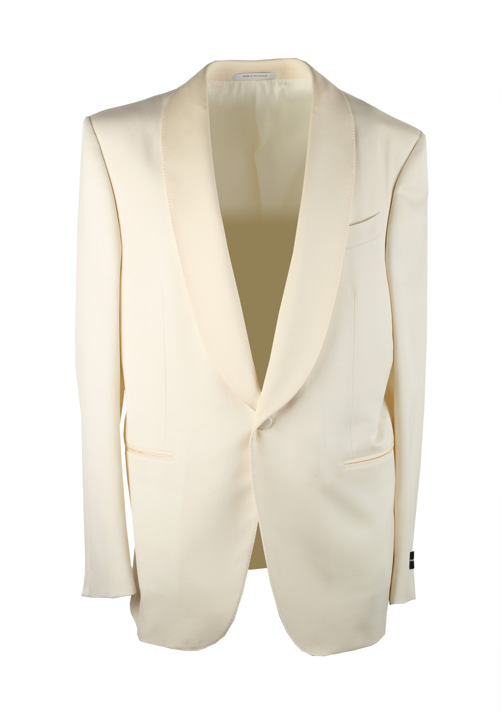 Ermenegildo Zegna Mila Ivory Tuxedo Dinner Jacket | Costume Limité