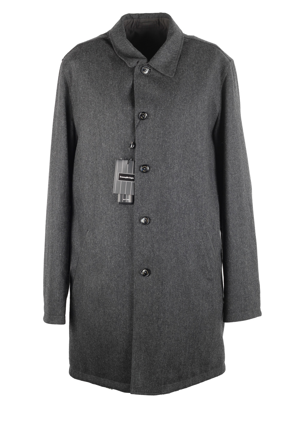 Ermenegildo Zegna Gray Reversible Coat Size 50 / 40R U.S. | Costume Limité