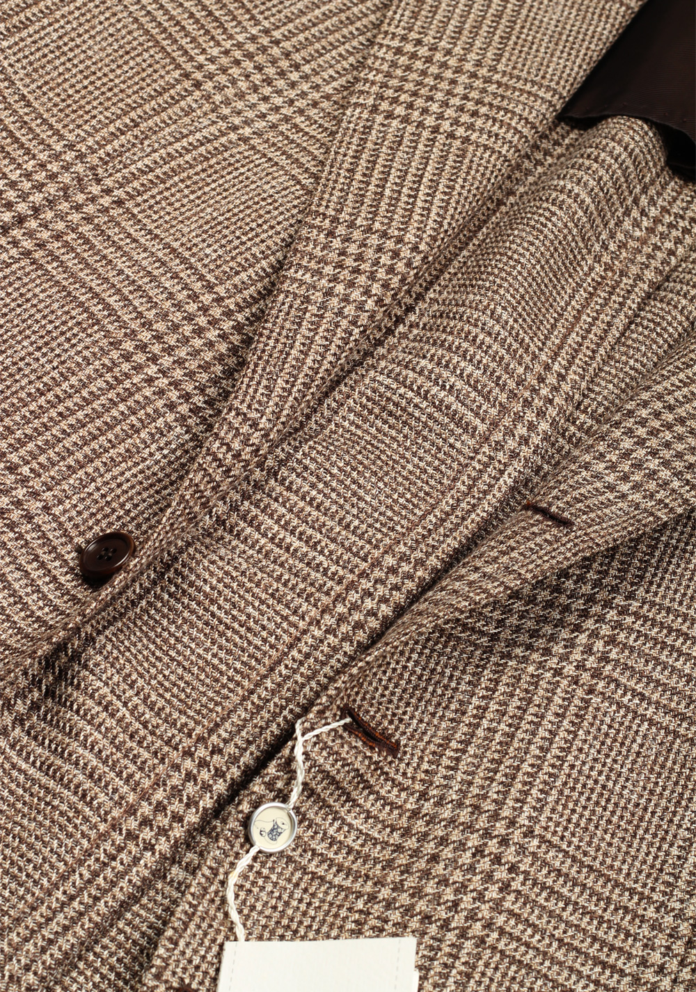 Orazio Luciano Beige Sport Coat Size 50L / 40L U.S. In Wool Linen Silk | Costume Limité