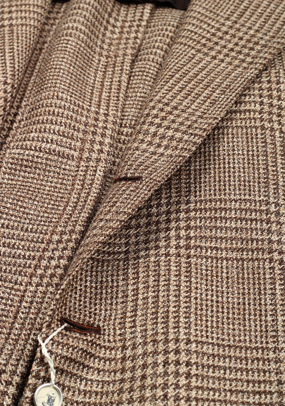 Orazio Luciano Beige Sport Coat Size 50L / 40L U.S. In Wool Linen Silk | Costume Limité