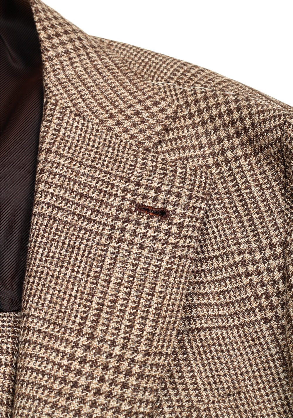 Orazio Luciano Beige Sport Coat Size 50L / 40L U.S. In Wool Linen Silk | Costume Limité