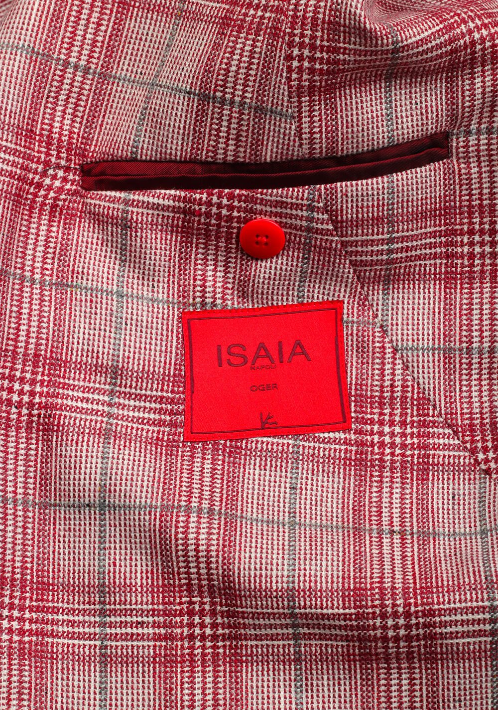 Isaia Napoli Red Sailor Sport Coat Size 52 / 42R U.S. | Costume Limité