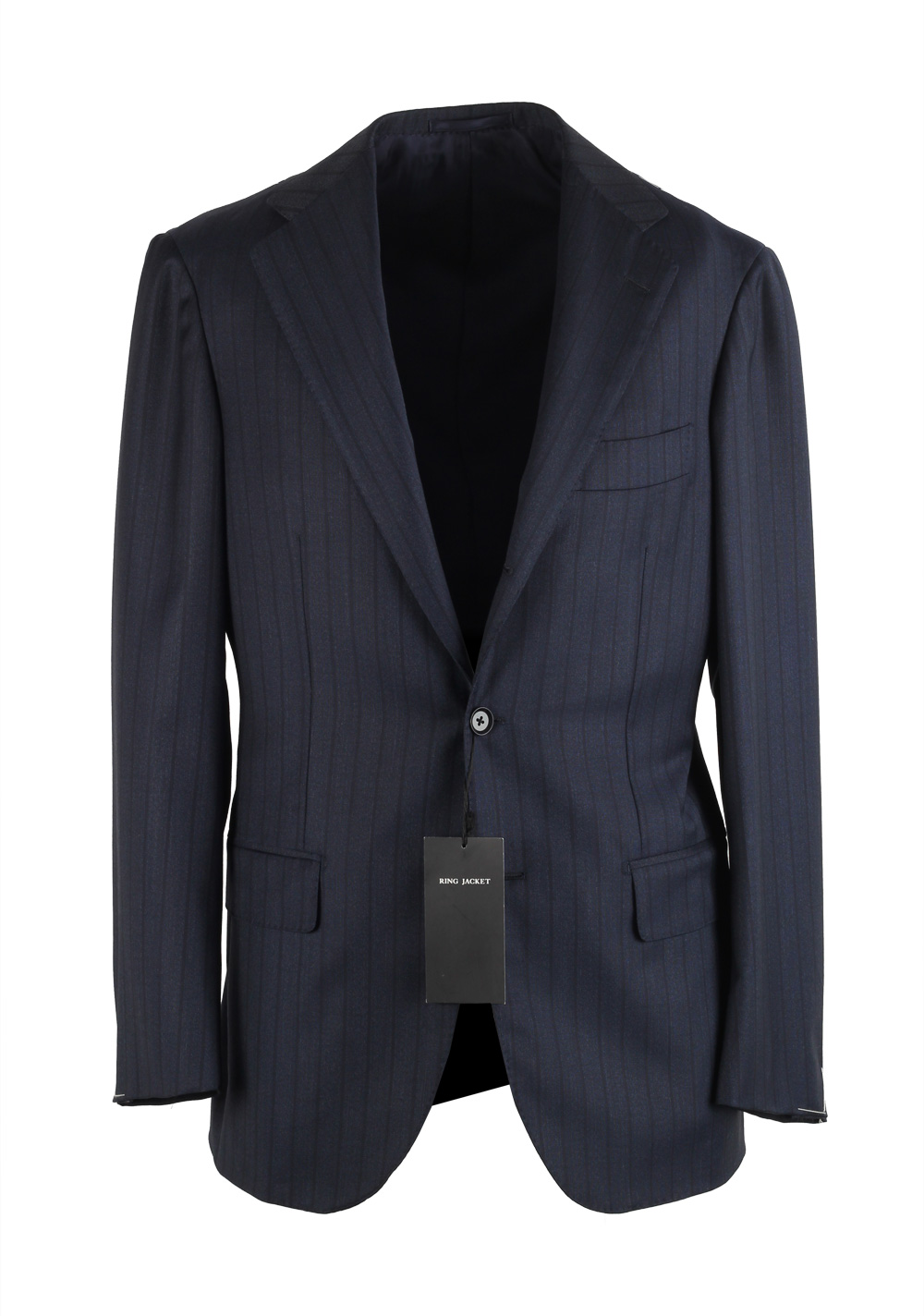 Ring Jacket Blue Striped Suit Size 44 / 34R U.S. | Costume Limité