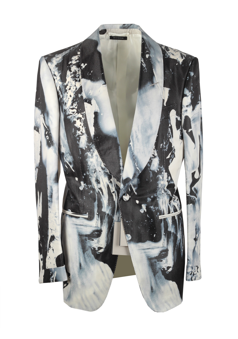TOM FORD Atticus Painted Swirl Tuxedo Cocktail Dinner Jacket Size 52 / 42R U.S. | Costume Limité