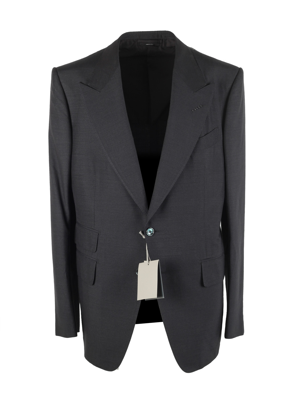 TOM FORD Shelton Gray Sport Coat Size 52 / 42R U.S. In Silk | Costume Limité