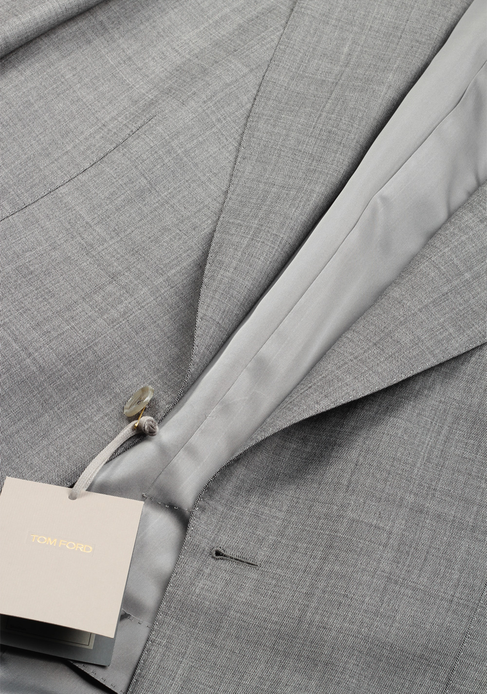 TOM FORD Shelton Solid Gray Suit | Costume Limité