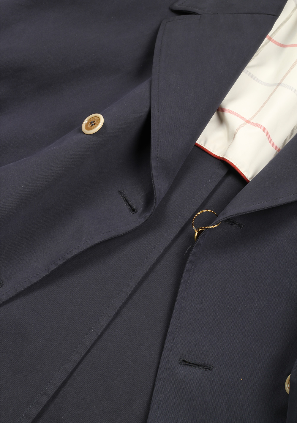 Loro Piana Blue Double Breasted Coat Size L / 52 IT / 42R U.S. Outerwear | Costume Limité