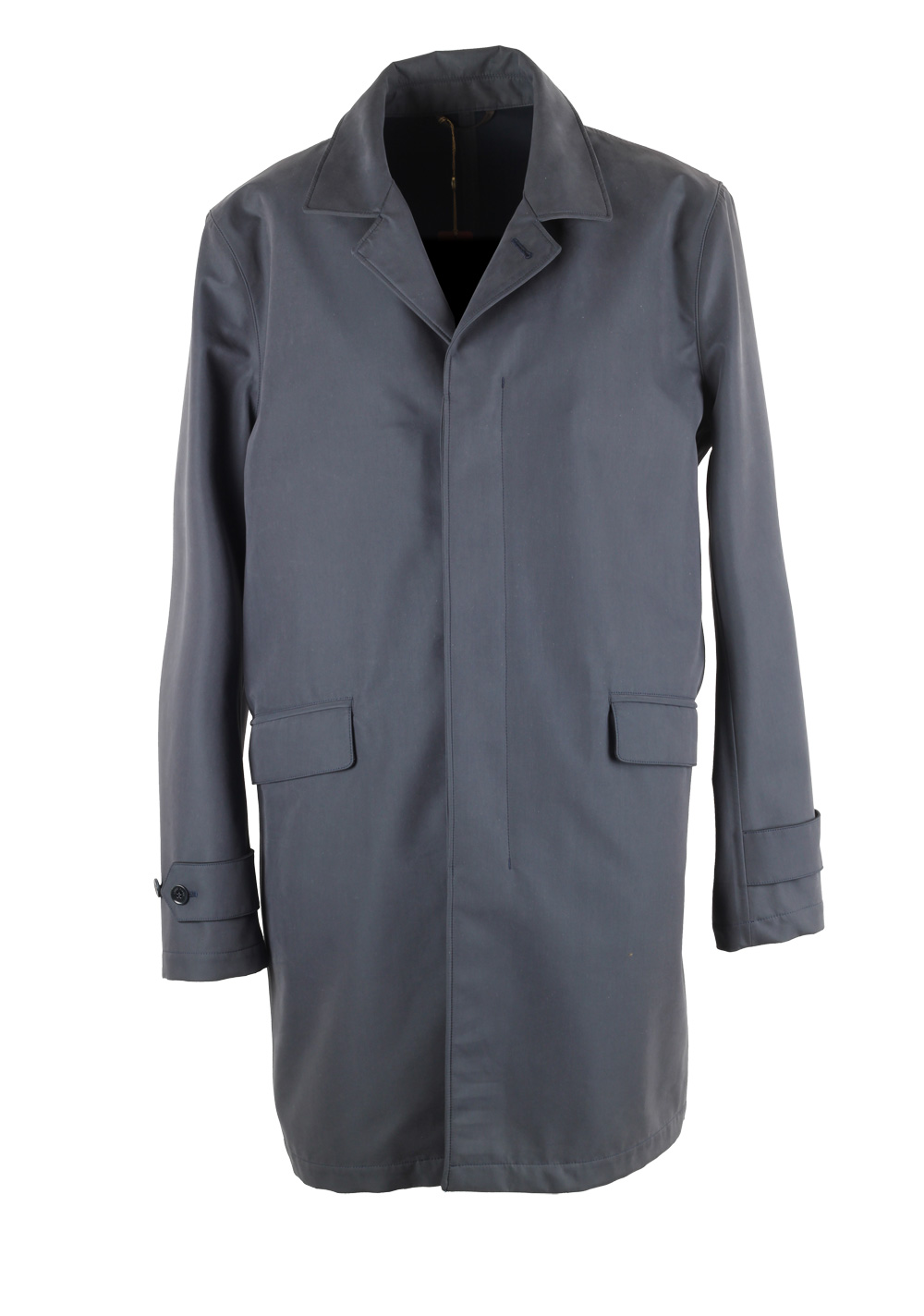 Loro Piana Blue Storm System City Trench Coat | Costume Limité